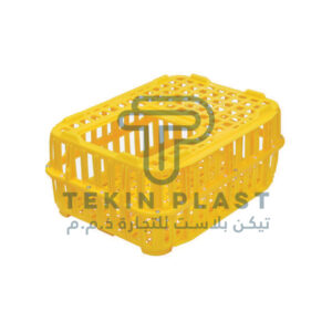 Durable plastic live chicken cage 730x540x300MM for safe poultry transport – Tekin Plast UAE