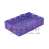 Closed Plastic Crate 60x40x10cm – Durable Storage Box