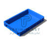 Closed plastic crate 60x40x8cm for compact storage and transport – Tekin Plast UAE