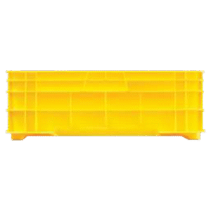 Closed Crate 61×40.5×17 cm-02 by Tekin Plast – Durable Plastic Storage Box