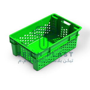 Nesting Crate 585x385x210mm – Space-Saving Plastic Storage Crate by Tekin Plast