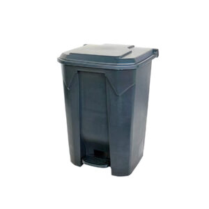 80 liter plastic waste bin with lid, durable dustbin for homes, offices, and commercial use – Tekin Plast UAE