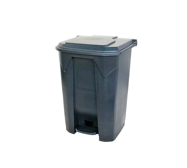 80 liter plastic waste bin with lid, durable dustbin for homes, offices, and commercial use – Tekin Plast UAE