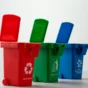 Plastic waste bin