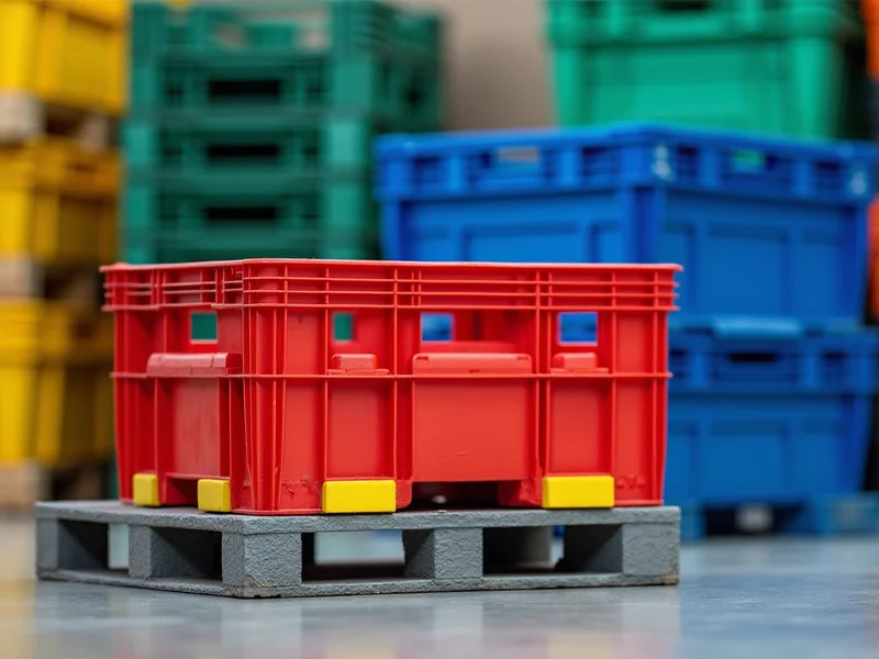 industrial storage crates for warehouse use