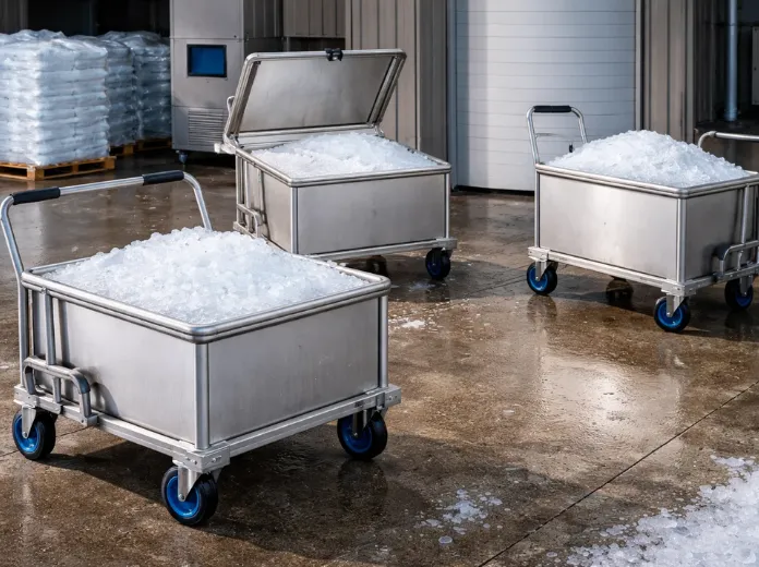 heavy-duty ice trolleys