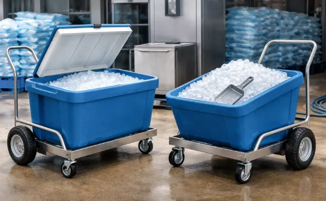 heavy-duty ice trolleys